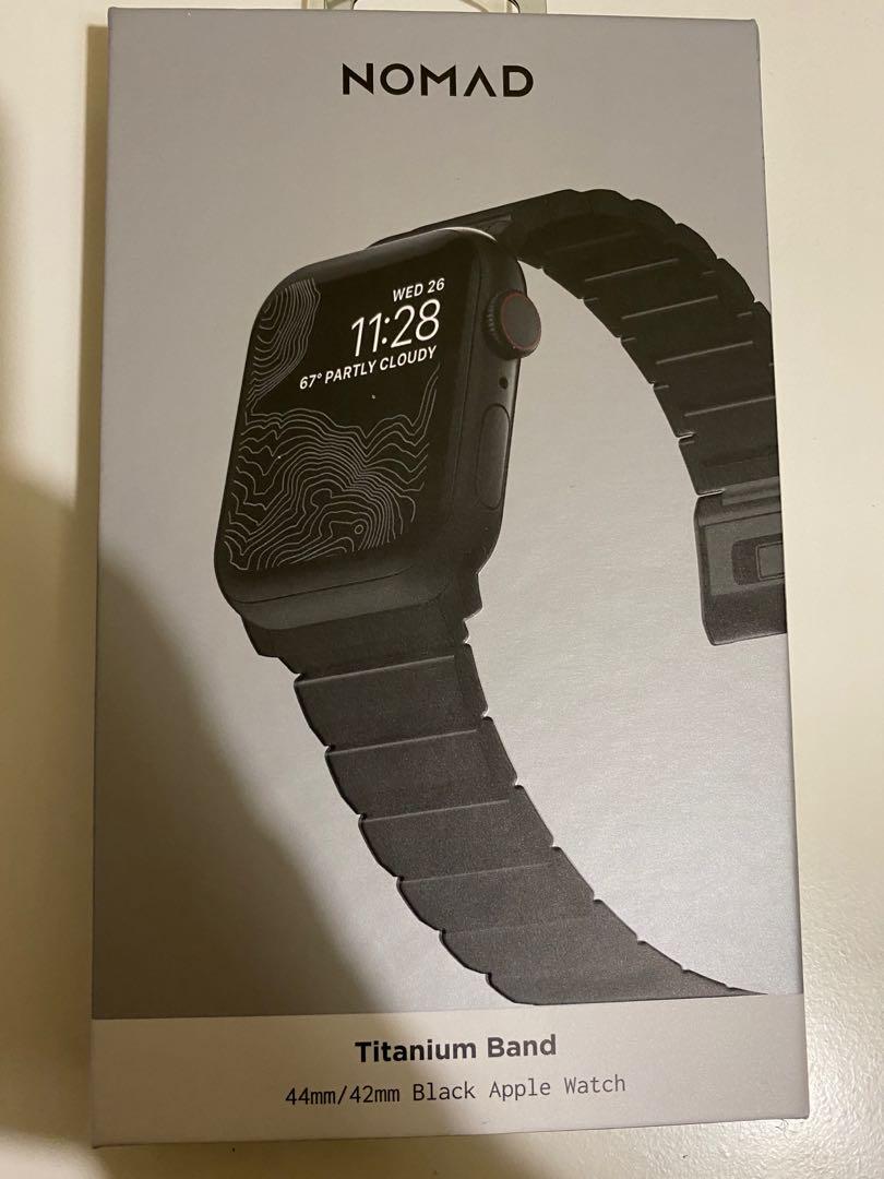 Nomad Titanium Apple Watch strap 44 