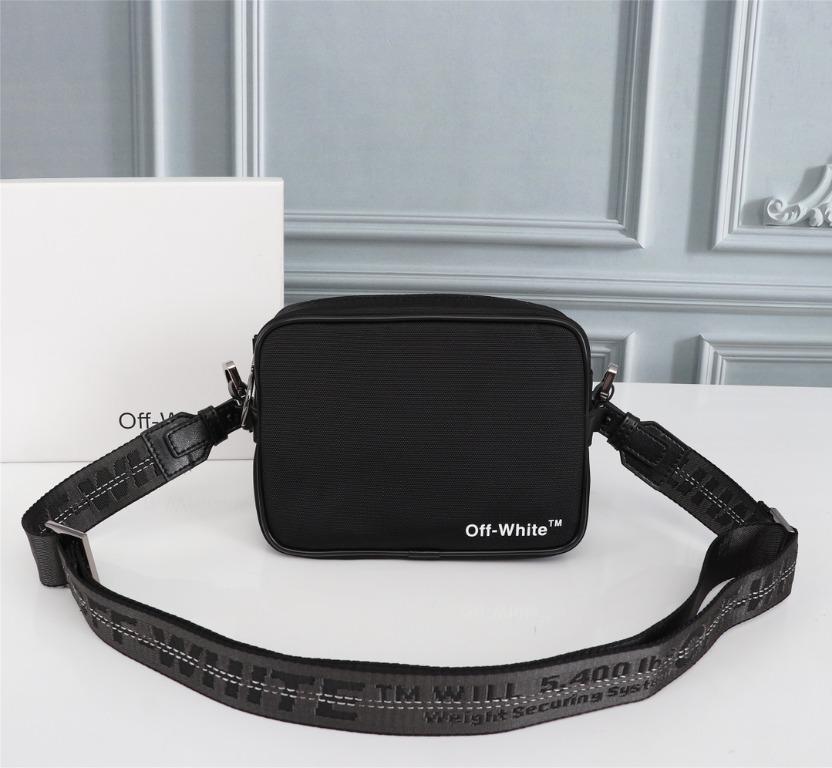 OFF WHITE CANVAS MESSENGER BAG Men s Fashion Bags Sling Bags on