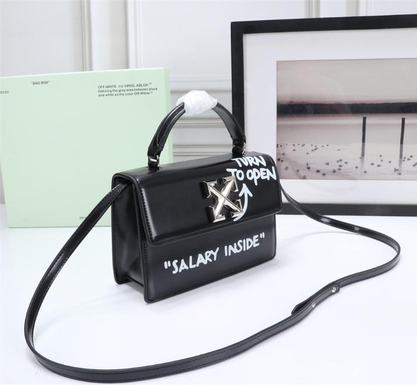 Off-White c/o Virgil Abloh Gummy Jitney 1.4 Bag in Black