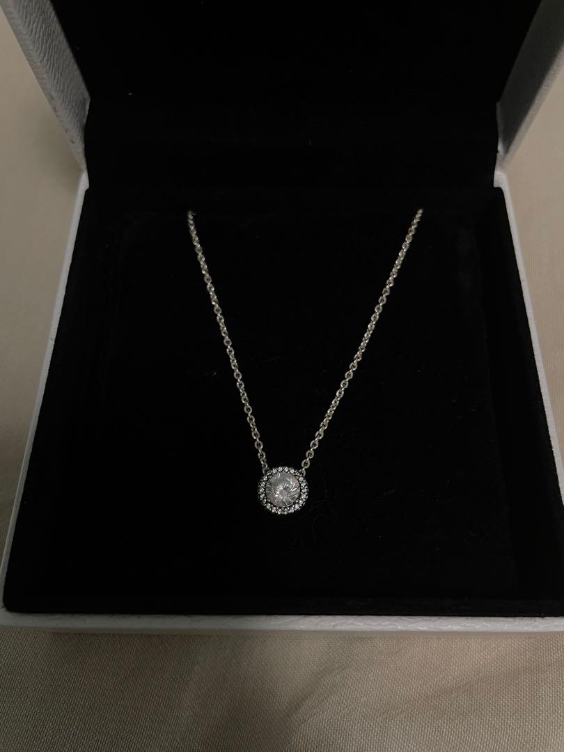 Pandora Sparkle Halo Necklace, Women's 