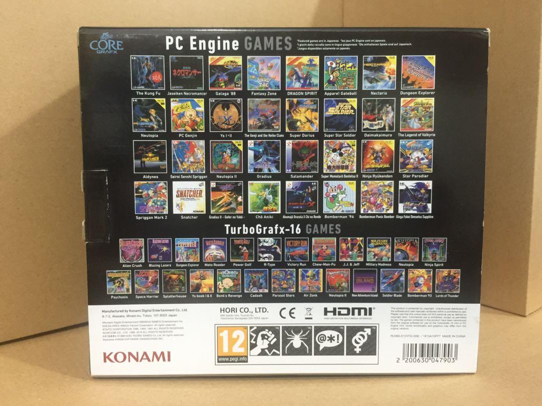 全新PC Engine Mini Core Grafx 遊戲機 Brand New PC Engine Core Grafx Mini