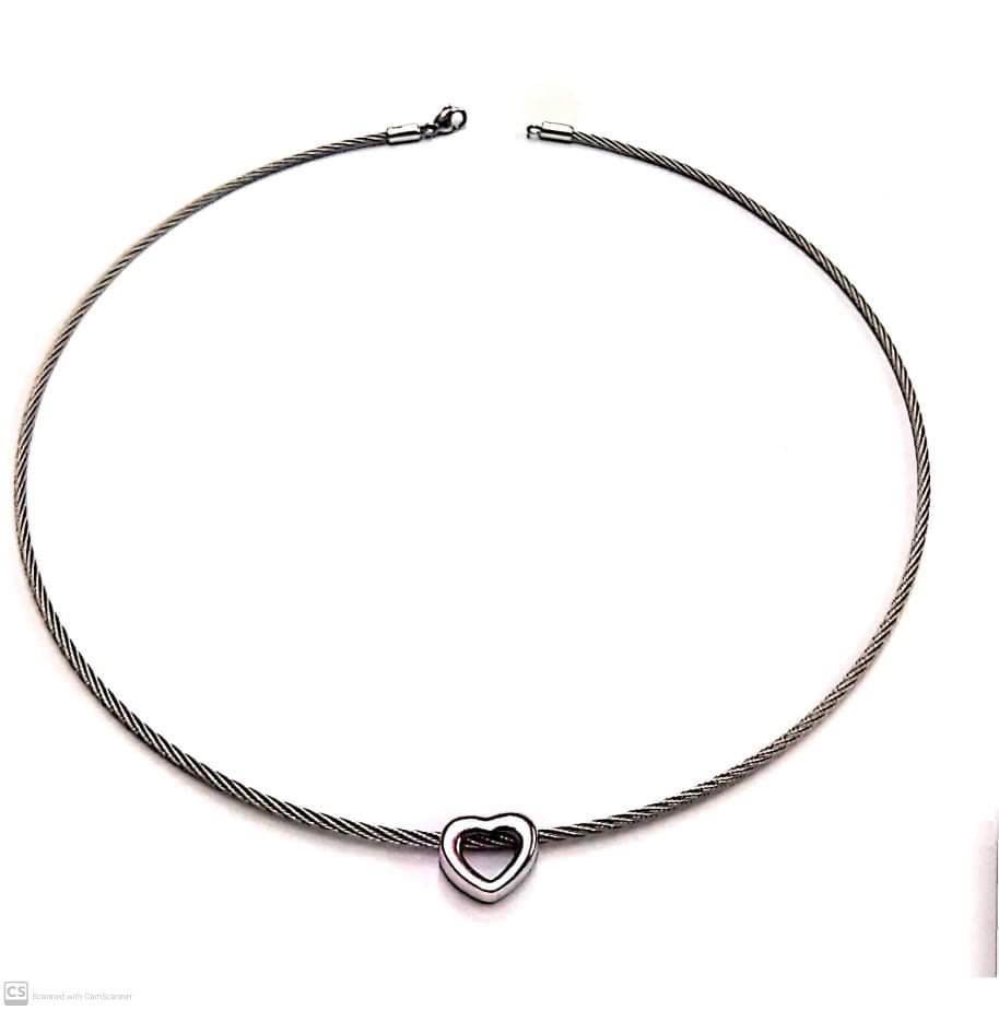 Philippe Charriol Cable Chain Heart Pendant necklace Women s