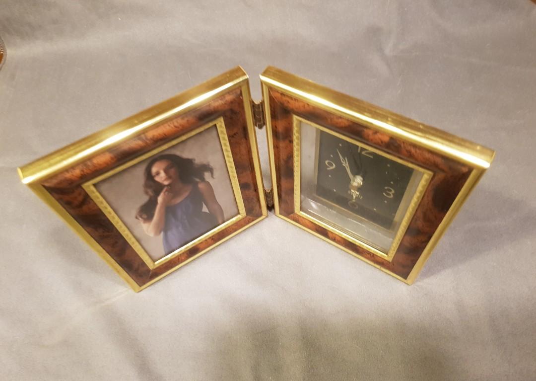 Picture Frame with clock (Category: Frames & Pictures) located in Pasig City. Submitted by mamasfinds (Listing ID 1109567464, Image 3). Description: Size: 10" w X 6 1/2" ht..