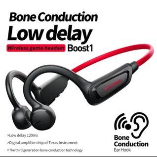Plextone Boost 1 Bone Conduction Wireless Headset with Microphone Bluetooth Ver. 5.1 120ms Latency