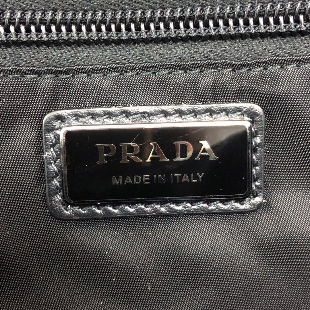 PRADA 2VZ089 NYLON BLACK BACK PACK 217016674 &, Luxury, Bags 