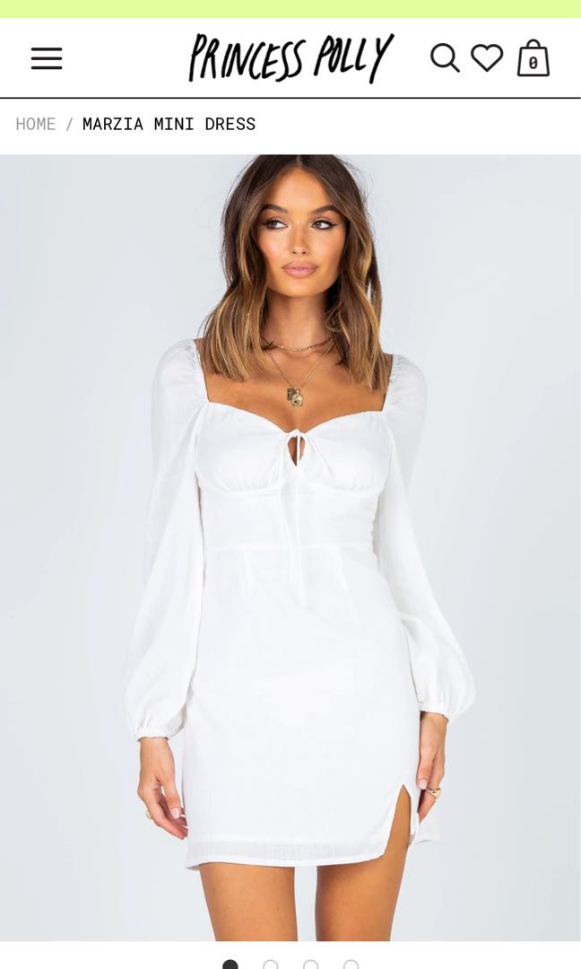 marzia mini dress Mariza Mini Dress | White | Womens