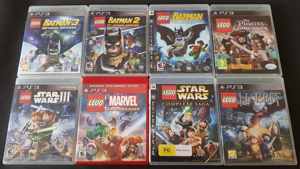 Ps3 Lego Marvel Pirates Of The Carribean Playstation 3 Naruto Ninja Storm 2  3 Generations Assassin Creed Star Wars Spiderman Web Of Shadows Sonic The  Hedgehog Unleashed Generation Genesis Ultimate Collection ,