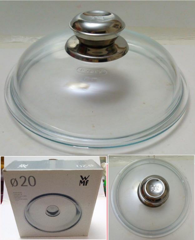 (全新）PYREX 20cm 耐熱強化玻璃蓋連包裝盒 Glass Frying pan lid (連包裝盒), 電視及其他電器 , 廚房用具, 水壺 Carousell