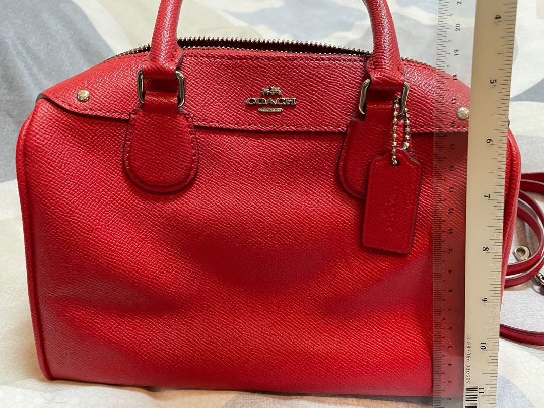 Authentic Red Coach Bag for sale