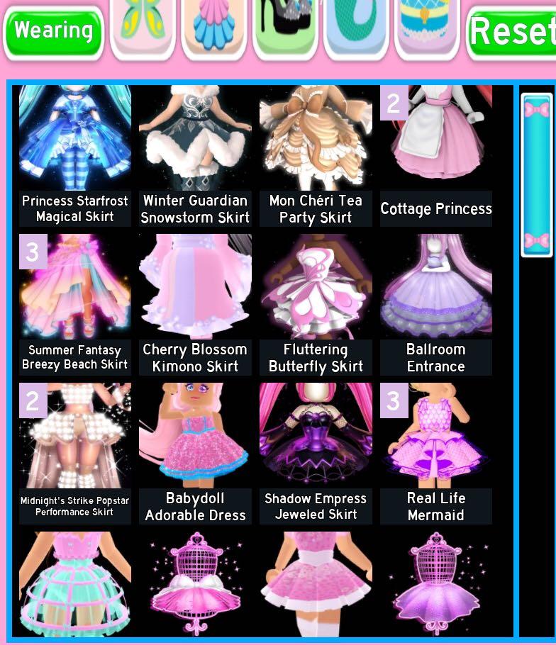 Royale High Inventory Without Halos And Diamonds Video Gaming Video Games Others On Carousell