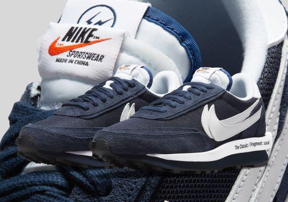 Sacai Fragment Nike LD Waffle Navy Blue 