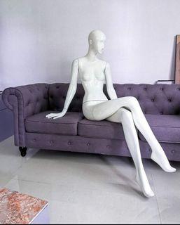 Seated Minimalist Mannequin