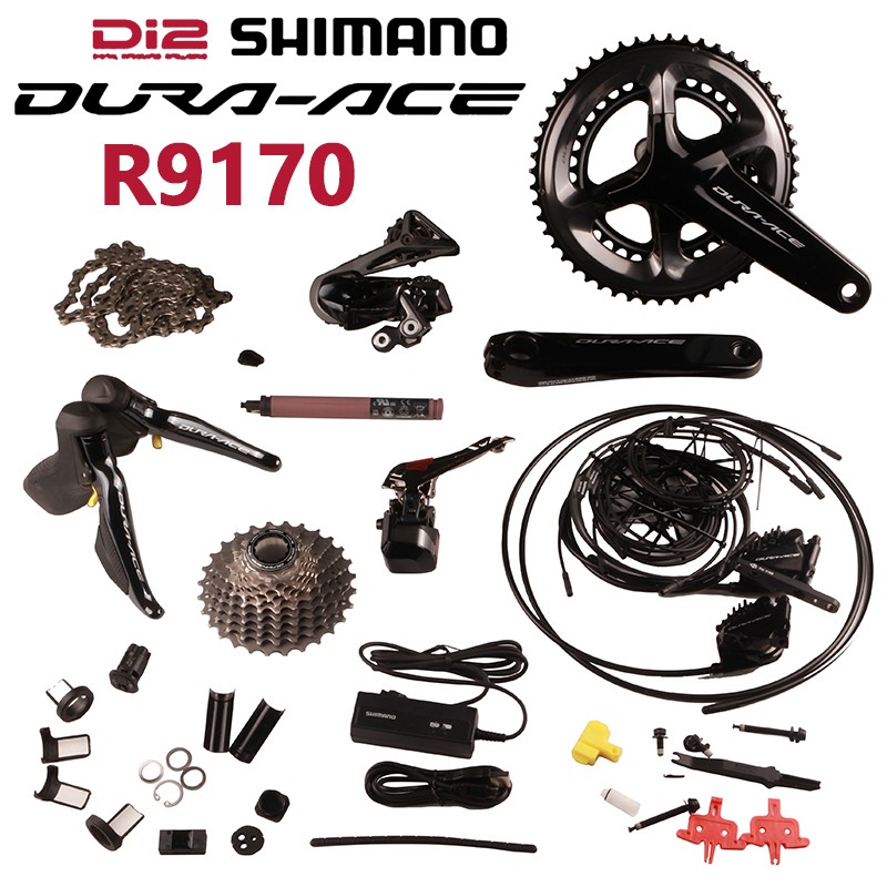 Shimano Dura Ace 9170 Di2 Hydraulic with rotors excluding Bottom