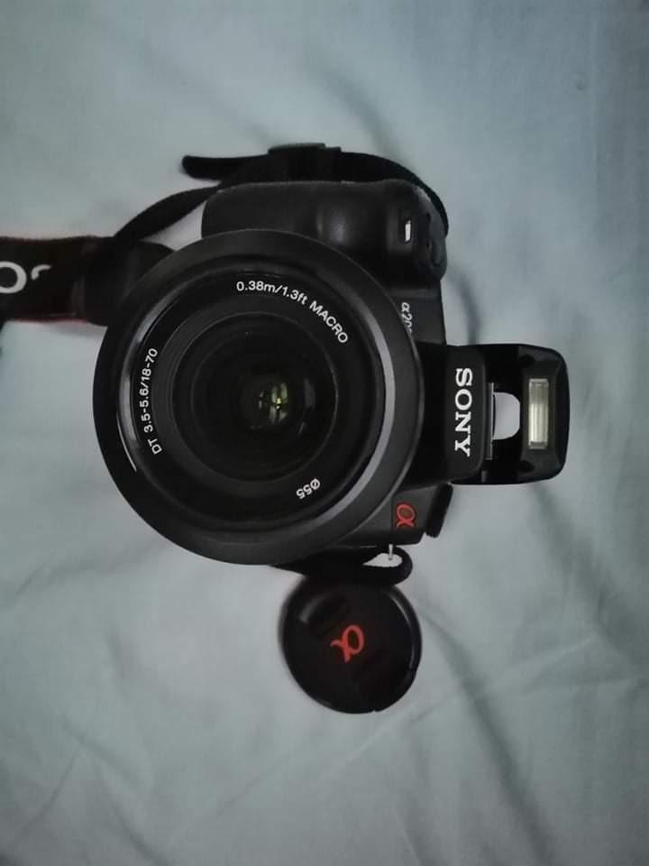 Sony DSLR-A200 (Category: Cameras) located in Makati City. Submitted by meowmyella (Listing ID 1109719174, Image 3). Description: Rarely used Sony DSLR-A200. With camera bag, charger and memory card included. Purchases in Dubai UAE SALE PRICE: from 15k, now 12,500 only!!!.