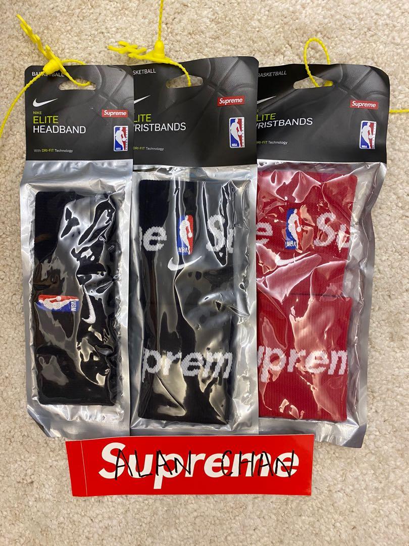 Supreme Nike NBA Waistband/ Headband, 男裝, 手錶及配件, 棒球帽、帽