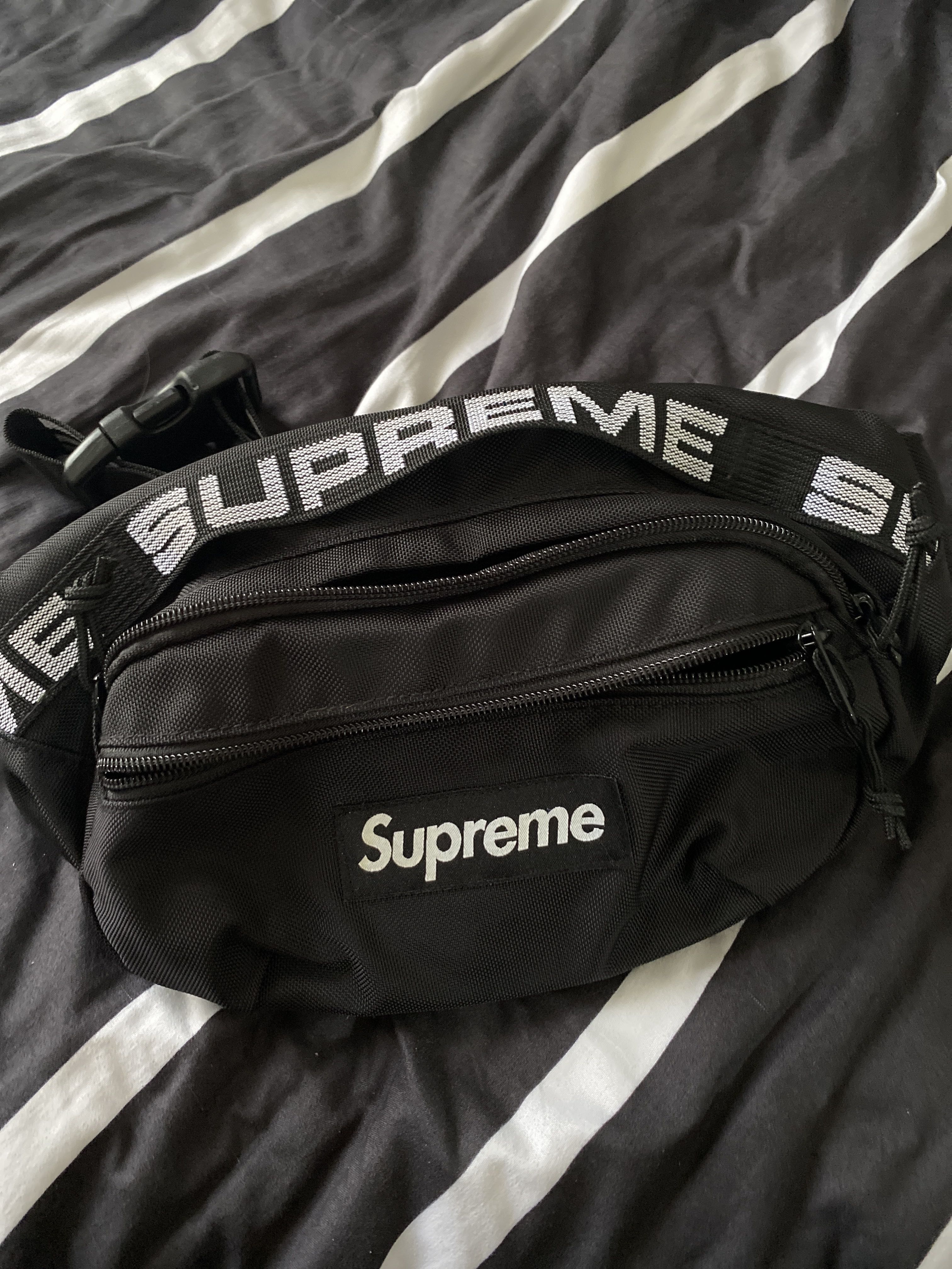 Supreme ss18 waist bag black outlet