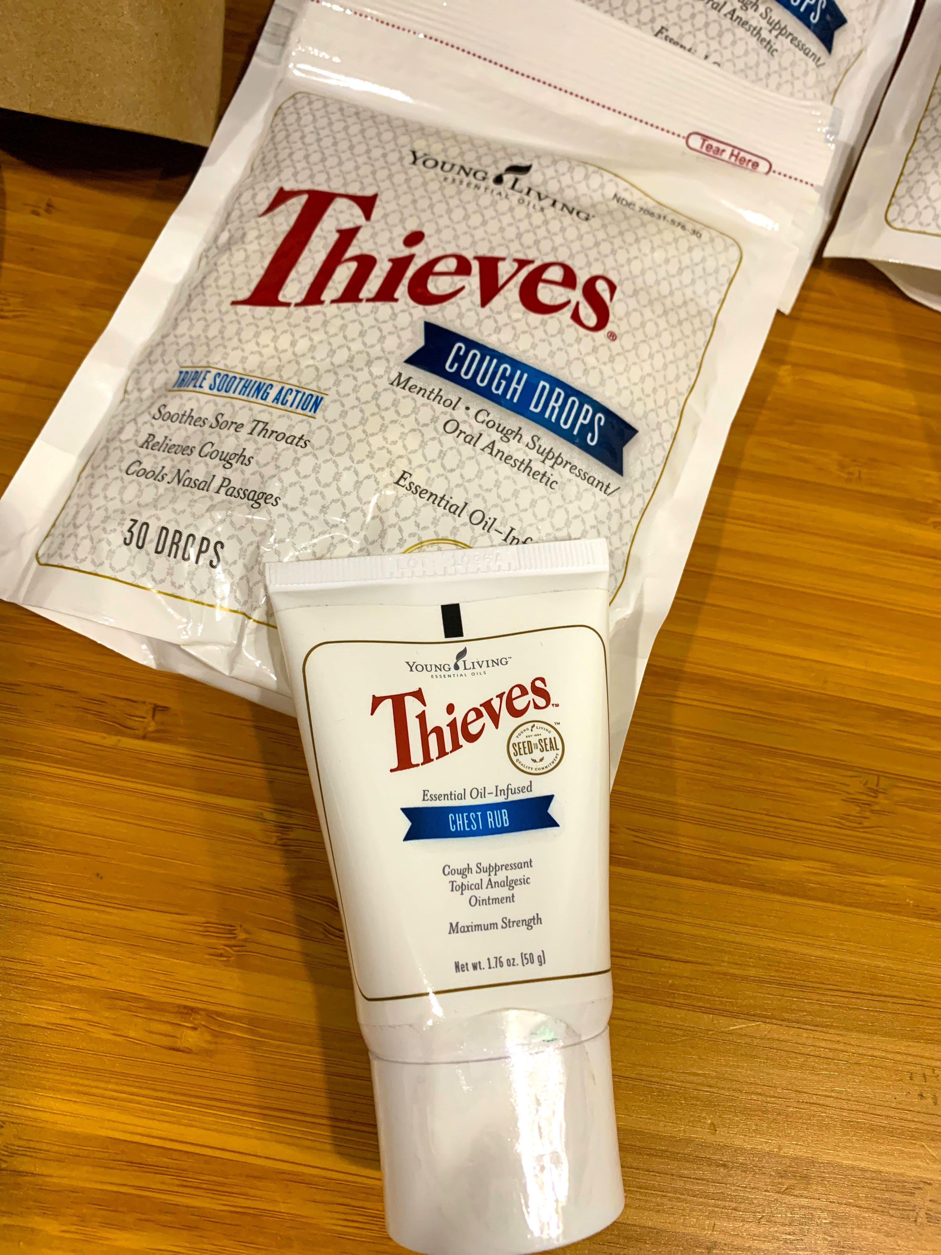 Thieves cough drops (+OOS) / chest rub , Health & Nutrition, Health