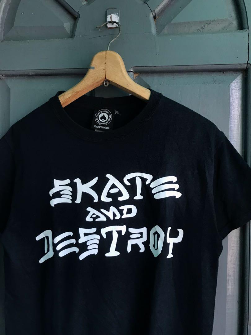 Thrasher skate and clearance destroy tee
