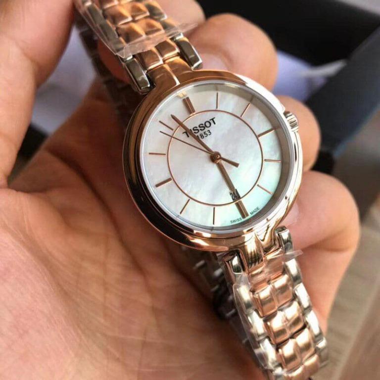 Tissot flamingo sale mother of pearl