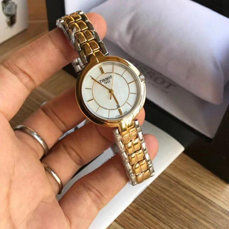 Tissot flamingo women's best sale watch
