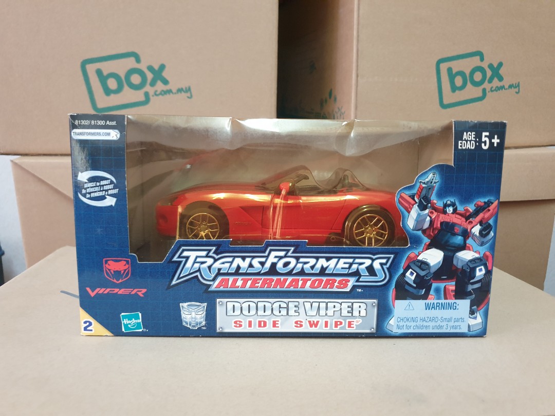 Transformers Alternators Sideswipe Dodge Viper, Hobbies & Toys