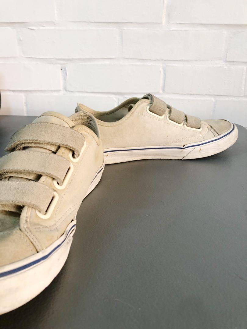 off white velcro vans