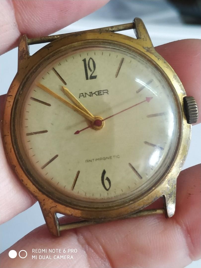 VINTAGE MEISTER ANKER CHRONOGRAPH MECHANICAL 36MM MENS WATCH | eBay