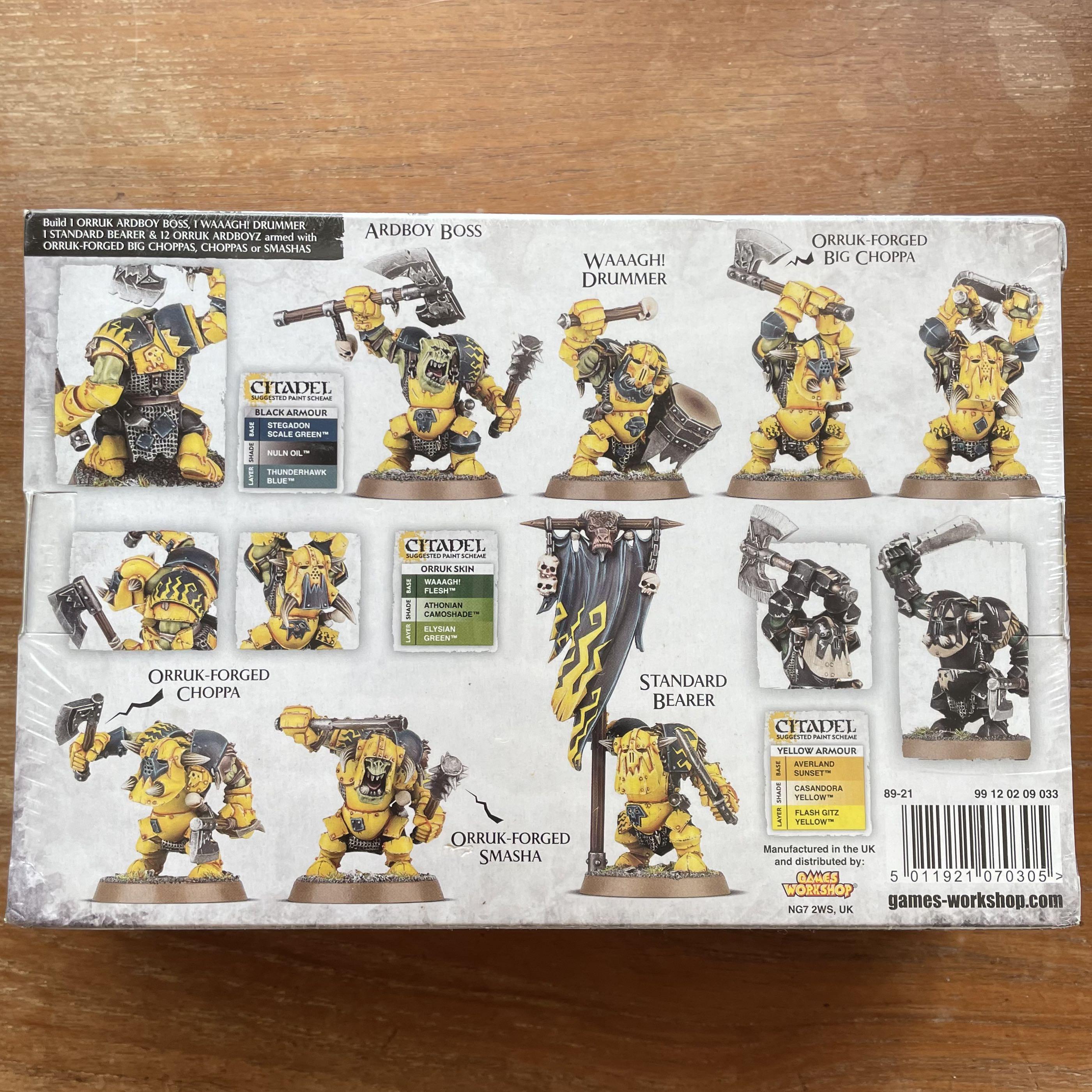 Warhammer Age of Sigmar Ironjawz Orruk ardboys, 興趣及遊戲, 玩具