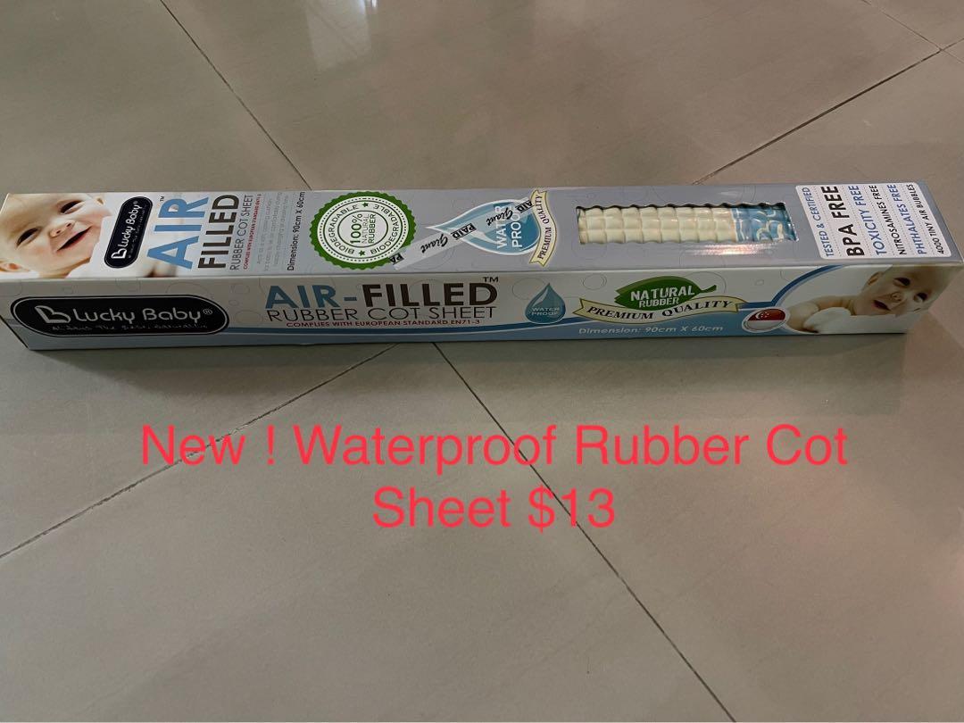 Waterproof rubber cot sheet, Babies & Kids, Bathing & Changing