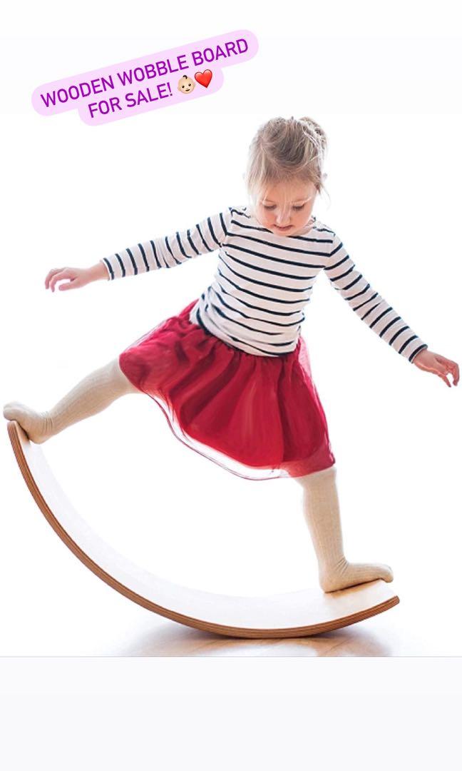 Wooden Wobble Board (Category: Infant Playtime) located in Cainta. Submitted by krishoppe. (Listing ID 1109576747, Image 3). Description: Wooden Wobble Board ❤️👶🏻 👶🏻UNLIMITED WAYS TO PLAY - It can be a slide, seesaw, tunnel, boat, rocker, table, balancing board, stepping stone, racetrack, lounge chair, soccer goal or bridge, fitness equipment, endless possibilities of free and creative play. 👶🏻DEVELOP MULTIPLE SKILLS - It stimulates the ves