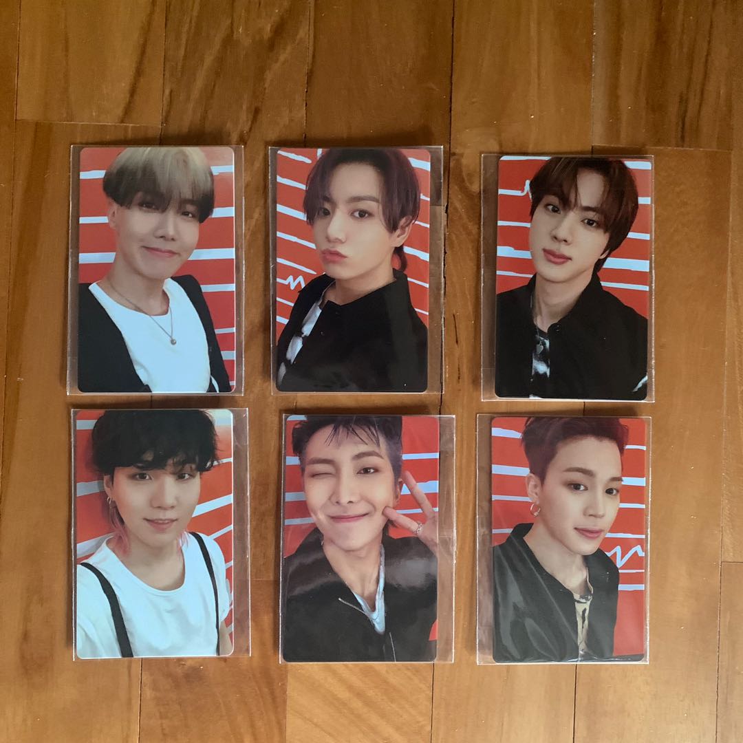 Wts Bts Jpfc Butter Photocard Jungkook Jimin Rm Suga Jhope Jin Hobbies And Toys Memorabilia