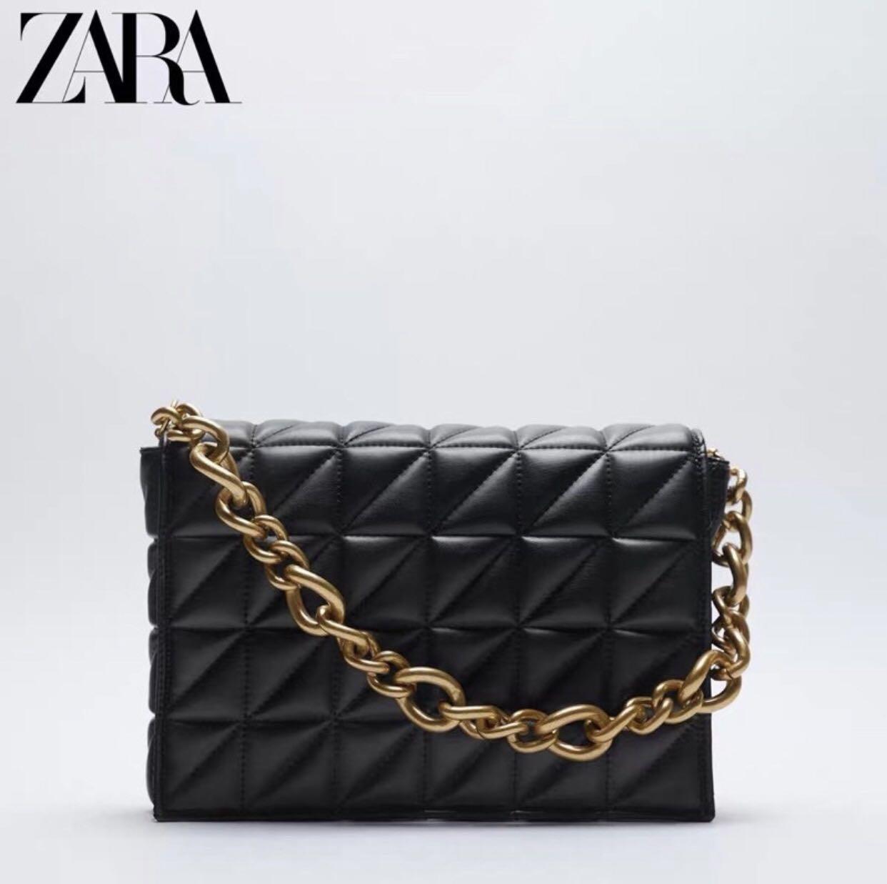 Zara shoulder sales bag with chain