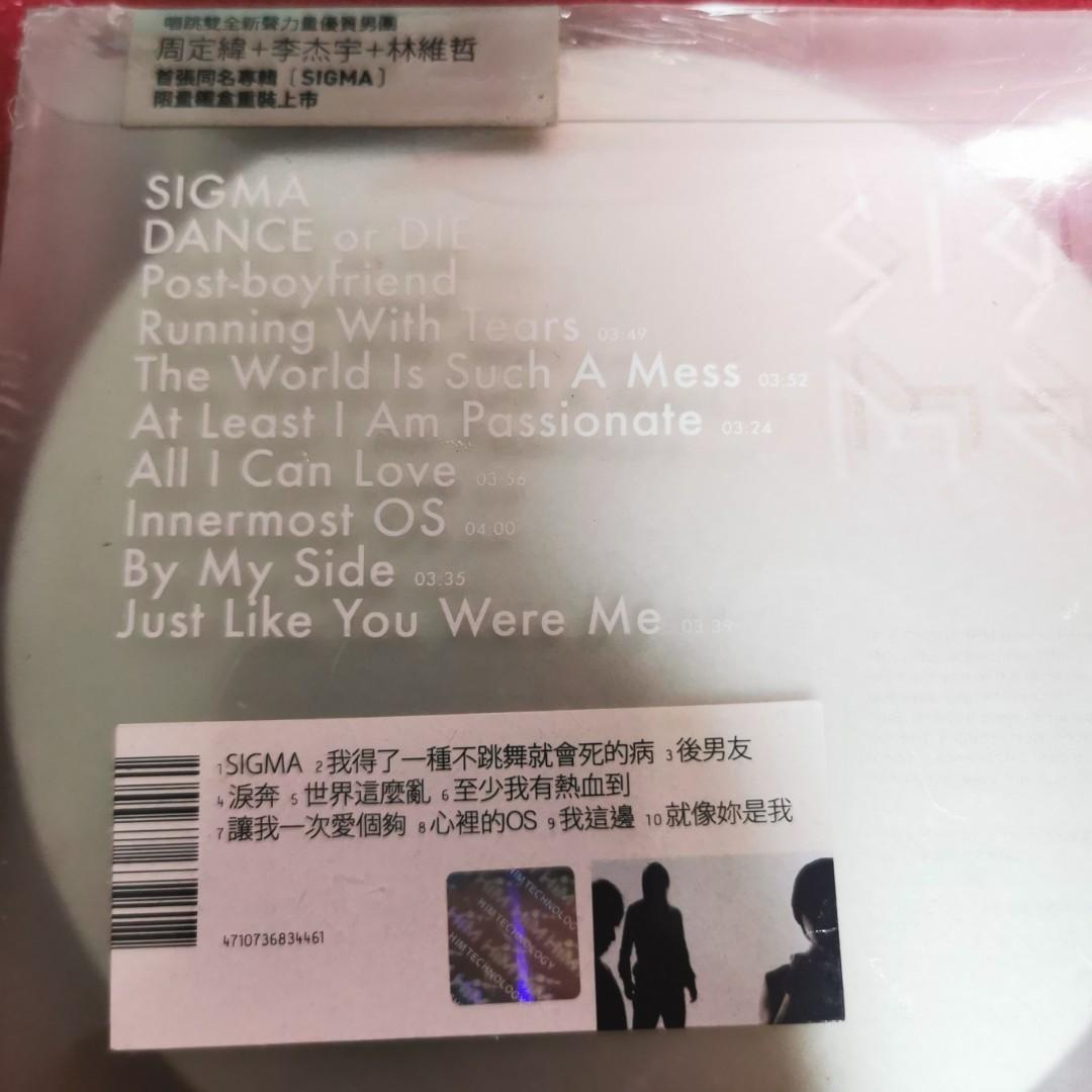 100％new SIGMA / SIGMA首張同名專輯-（限量鐵盒版）CD 周定緯 + 李杰宇 + 林維哲＃收藏多年 罕有全新未開, 興趣及 ...