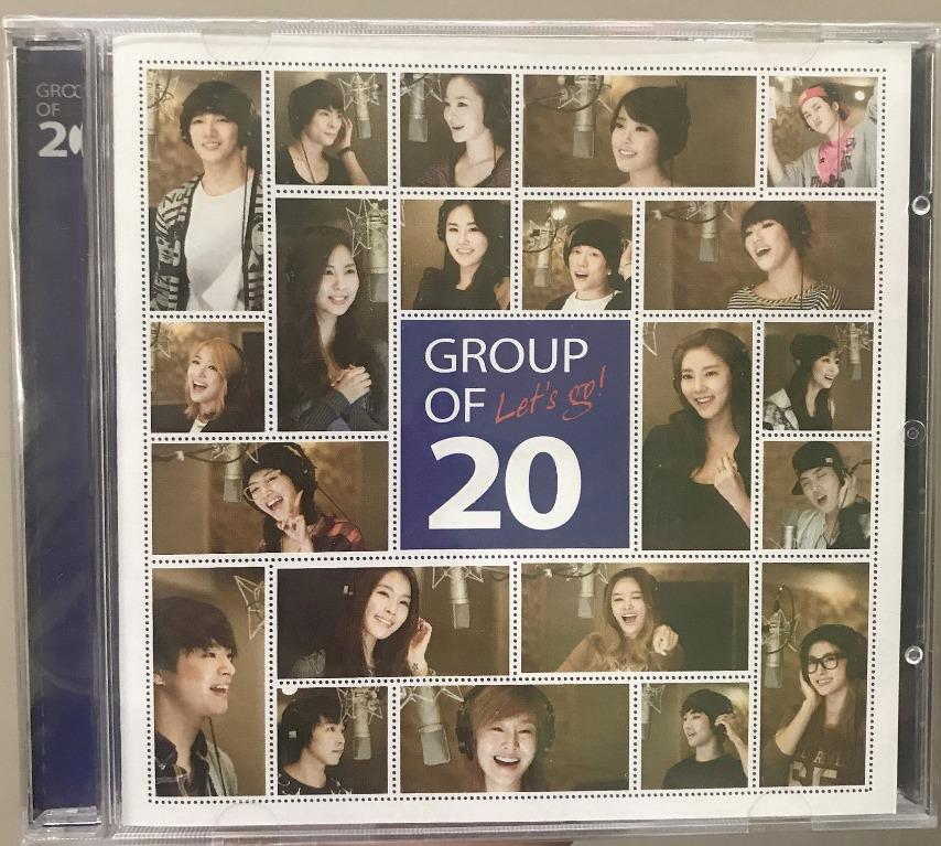 2010 韓國GROUP OF 20 Let's Go 絕版紀念CD IU 少女時代SHINee SJ等