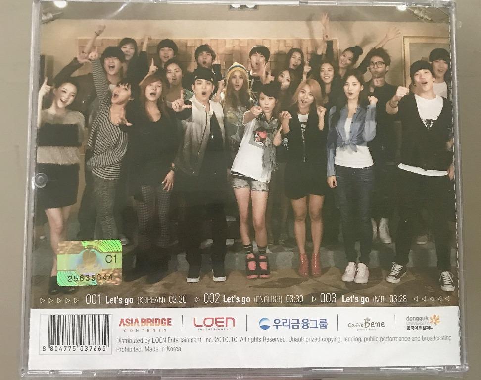 2010 韓國GROUP OF 20 Let's Go 絕版紀念CD IU 少女時代SHINee SJ等