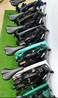 3Sixty folding bike M-bar and Y-bar 6-speeds