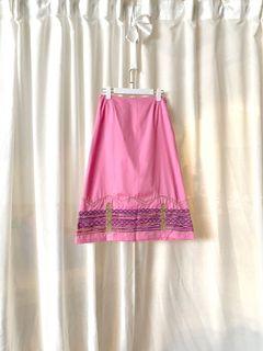 非洲可愛主義粉紅裙