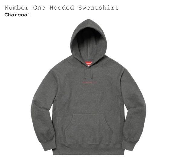 Supreme Number One Hooded Sweatshirt 
