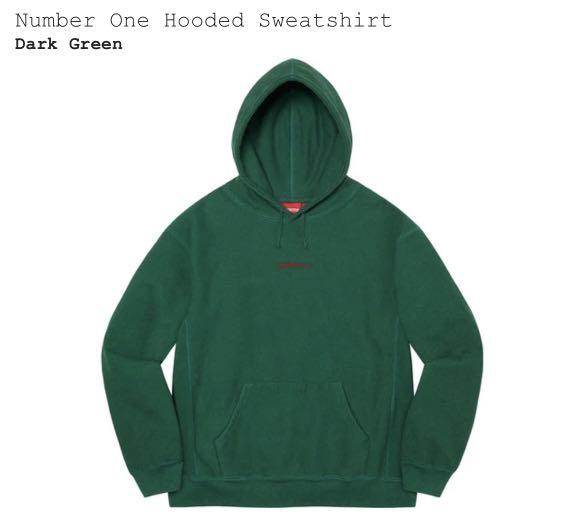 Supreme Number One Hooded Sweatshirt 
