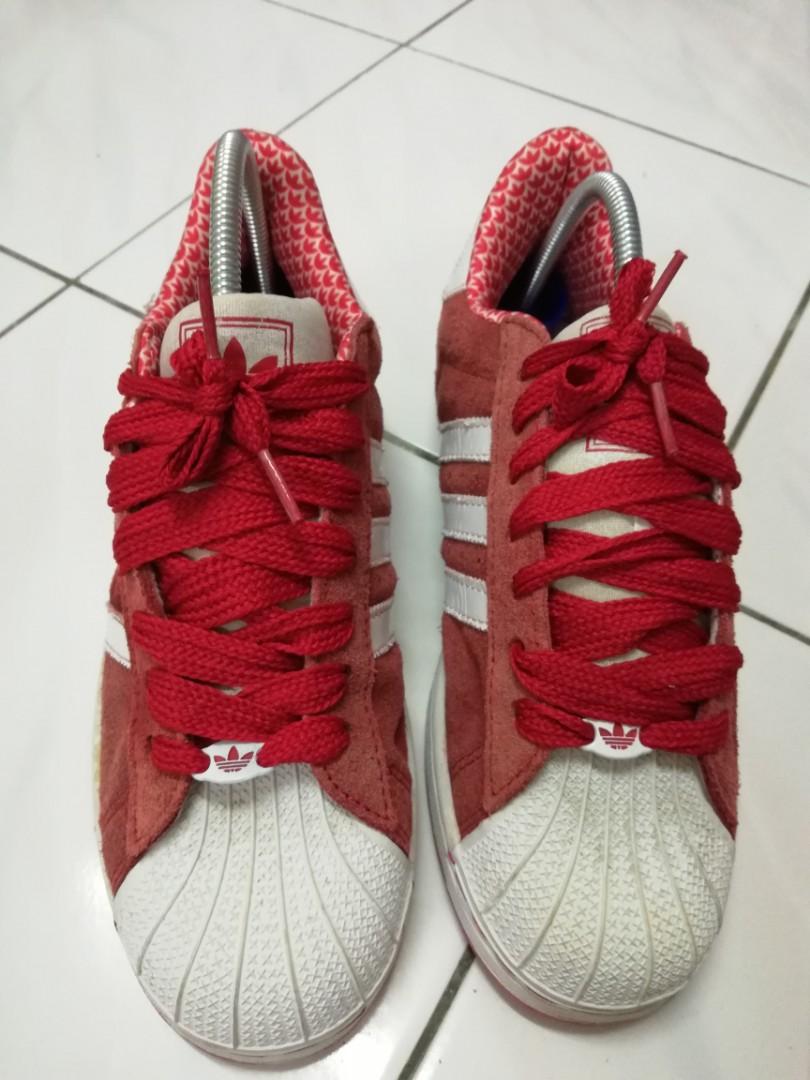 Adidas superstar red 7.5 cheap