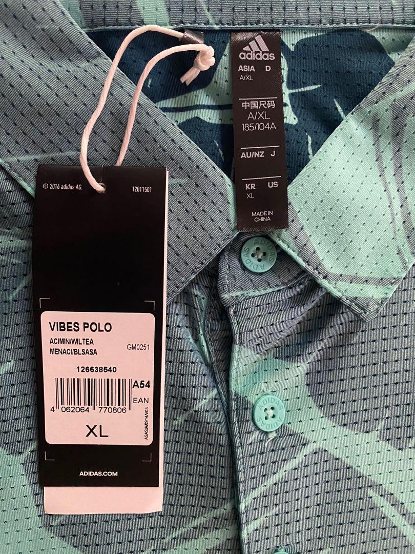 adidas vibes print polo