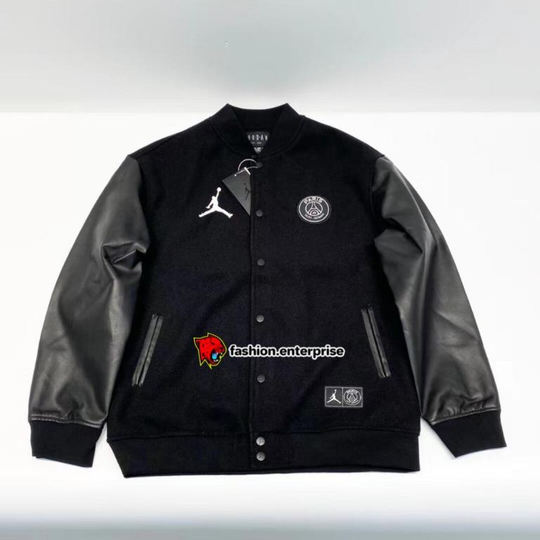 Air Jordan x PSG Varsity Jacket Men s Fashion Coats Jackets and