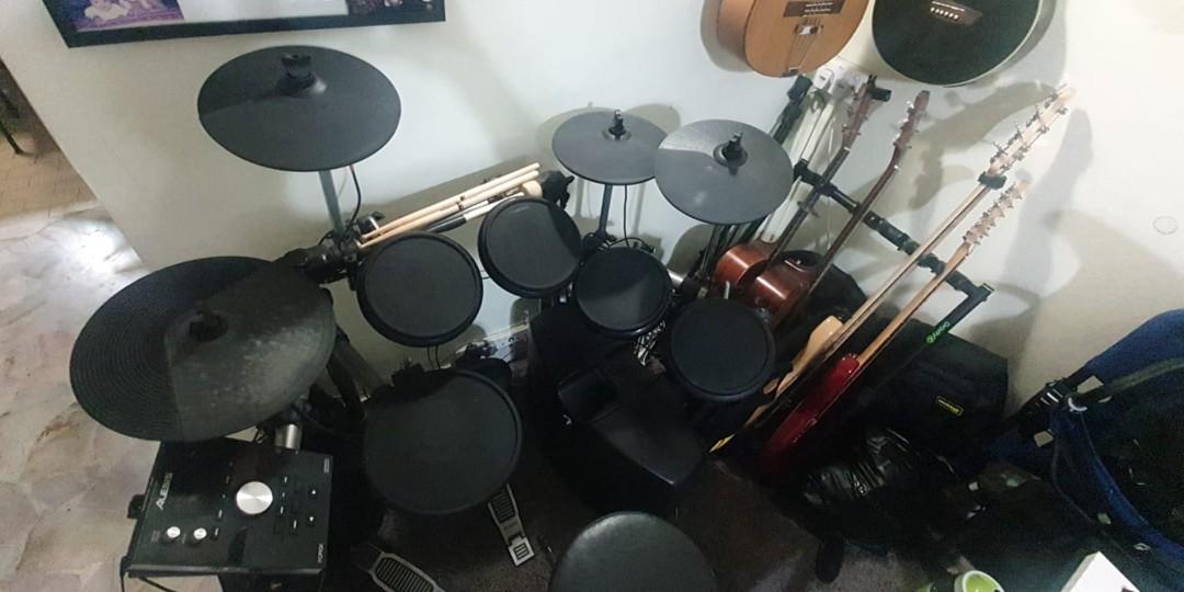 Alesis Electronic Drum Kit (upgraded / expanded), Hobbies & Toys, Music & Media, Musical