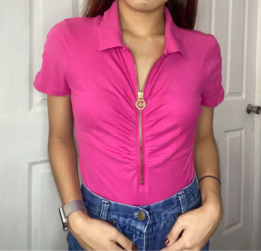 Michael kors sales polo womens pink