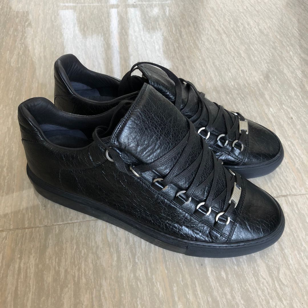 Balenciaga Arena Black Carbon Shoes EU 41  Fancy Lux