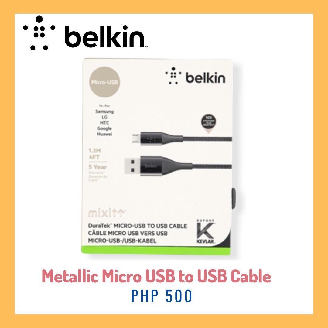 Belkin Android Charging Cable (Category: Chargers) located in Paranaque City. Submitted by aparadora_co. (Listing ID 1109858257, Image 1). Description: Brandnew bought in Dubai QTY : 5 pcs.