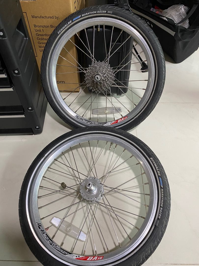Birdy Alex Rims 18” DA16 355 wheelset, Sports Equipment, Bicycles ...