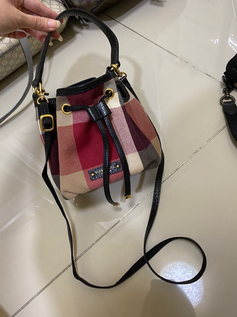 Blue Label Japan mini Bucket bag 90%new, Luxury, Bags ...