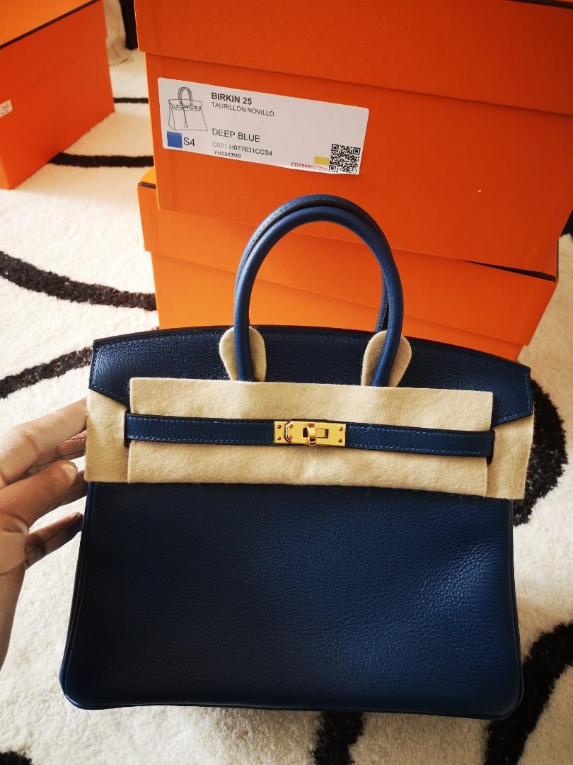 BNIB NEW AUTHENTIC HERMES BIRKIN 25cm GOLD TAN TOGO LEATHER GHW