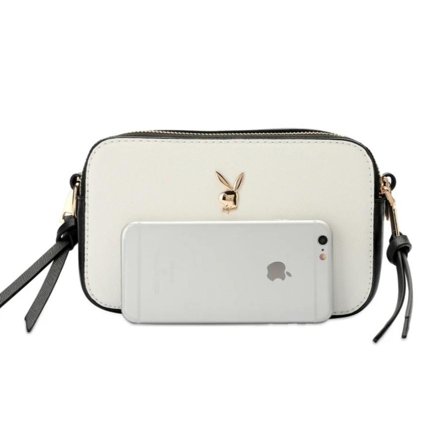 Playboy bunny compact saffiano sling bag sale